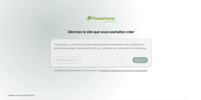 Décrivez votre projet